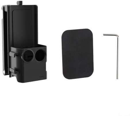 wenyouya Multifunktionale magnetische Halterung für DJI für OSMO Pocket 3, erweiterbare Halterung mit Kaltschuh, 6,35 mm Adapter, faltbares Design für Reisen (schwarz)