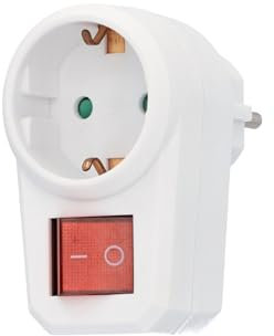 uniTEC Adaptador AC 47490 con interruptor