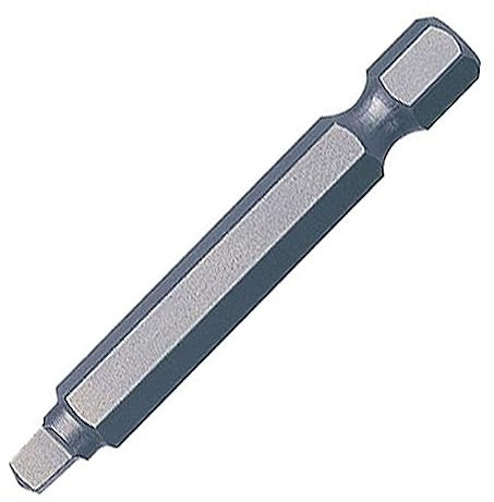Trend Snappy 3-Piece No 1 Robertson Square Drive Screwdriver Bit Set, 50mm Long, Direct Fit to Quick Chucks, Centrotec Compatible, SNAP/SQ/1