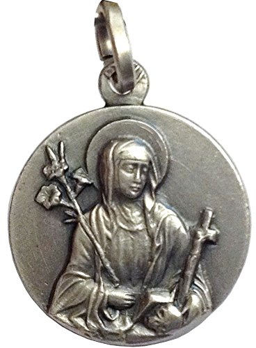 I G J 925 Sterling Silber Heilige Katharinen von Siena Medaillen - Patronin Europas