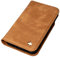 Porter Riley Funda de Cuero para iPhone SE 2022/20 y iPhone 8 / iPhone 7. Soporte/Funda/Cartera [Ranura para Tarjeta] [Soporte Horizontal] [Marco Duradero] (Bronceado)