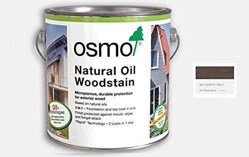 Osmo Natural Oil Woodstain 750ml - Quartz Grey - 907