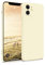 MyGadget Case for iPhone 11 - Cover Ultra Thin TPU - Soft Touch Rubber & Anti-Scratch Shell - Flexible Silicone - Matte Off White