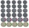 Wet and Dry Sanding Discs 3in/75mm, Hook and Loop Round Sandpaper Discs Grit 800/1000/1200/1500/2000/3000 for Wood, Metal, Car Polishing(120PCS)