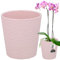 KOTARBAU® Blumentopf Rosa Keramik glasiert ⌀ 9,5 cm Höhe: 11 cm Orchideentopf Keramik Blumentöpfe Keramik Blumentopf Keramik Pflanztopf Blumentopf modern Blumentöpfe Zimmerpflanzen