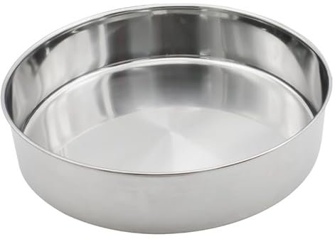 Rosberg Rundes Backblech, 30cm x 5.5cm, Edelstahl, Einfach zu Reinigen und Spülmaschinenfest