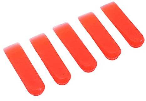 1000 Pcs Tile Leveling Wedges 0.2 in PE Red Wear Resistant Tiles Leveler Spacers for Decoration