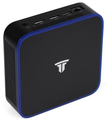 SRESNAIL Mini PC Windows 11 Pro Mini PC de Bureau Professionnel avec processeur N95, 16 Go de RAM + 512 Go de SSD, WiFi6 + BT5.3, Ordinateur de Petite Taille (Noir)