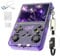 R36XX Retro Handheld Spielekonsole 128G,22000+ Spiele,12 Emulatoren,3000mAh,tragbare Videospielkonsole mit 3.5-Zoll-IPS-OCA-HD-Bildschirm,640*480P,Open Source Linux System,Dual 3D Joystick (Lila)