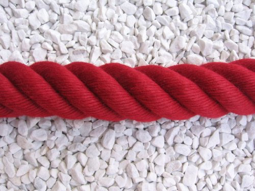 Gepotex - Corda per corrimano, 40 mm, colore: vinaccia