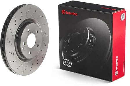 Brembo 09.A448.21 UV Coated vented drilled Front Brake Rotor MERCEDES-BENZ OE# A2034211312