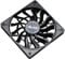 Akasa Slimfan | PWM Case Fan | 120mm PC Fan | 4-pin Cooling Fan | 120 x 120 x 15 mm | Black | Suitable for HTPC and Slim System | AK-FN078