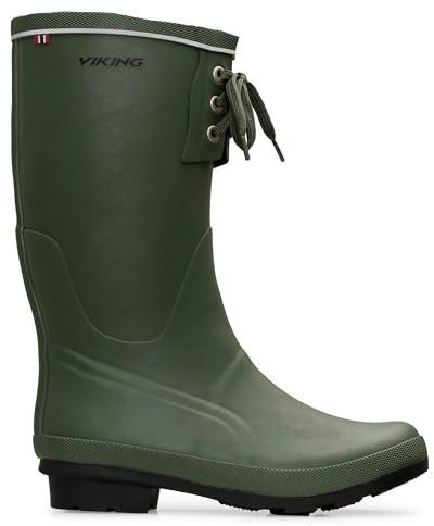 Viking Full Klaff, Stivali di Gomma Unisex - Adulto, Verde Green, 36 EU
