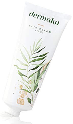 Dermaka All Natural Face Cream for Scar Removal - Plant-Based with Vitamins K and C, 2 oz. - Extra Strength Bruise Cream - Moisturizing Lotion for Varicose Veins and Post Surgical Scar Treatment