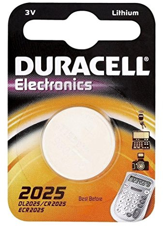 Duracell Lithium Knopfzellen - CR 2025, 3 V