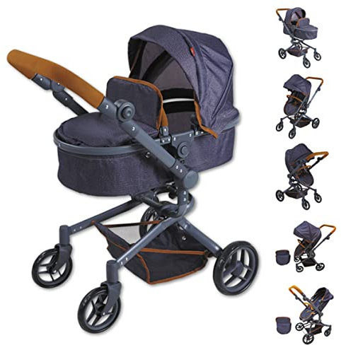 knorr toys 90930 - Puppenwagen Boonk - Dark Blue
