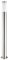 Monzana® Außenleuchte Edelstahl 100cm Groß IP44 Wetterfest Rostfrei E27 Außen Gartenleuchte Wegeleuchte Garten Beleuchtung Lampe Outdoor Modern Silber
