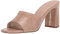 The Drop, Pattie, Sandalo Mule con Tacco Largo, Microsuede, Stampa Naturale a Coccodrillo, 35