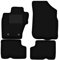 Wielganizator Automatte – Passend für Dacia Duster I 4WD SUV 2010-2018 – Velours – Autozubehör - Praktische Fußmatte Auto – 4-teilig - schwarz