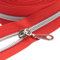 YaHoGa 9 m silberfarben endlos Reißverschluss Meterware Rot reissverschluss 6mm-Spirale + 25 Nonlock-Zipper (silberfarben Rot)