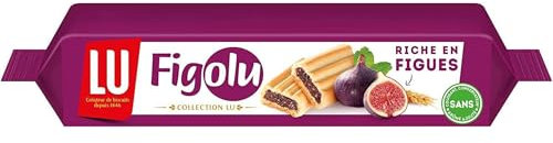 LU Figolu - Biscuit Riche en Figues - Idéal pour le Goûter - 1 Paquet (192 g)