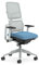 Steelcase Please Air Ergonomischer Bürodrehstuhl mit höhenverstellbarer Lumbalstütze Kobalt/Möwengrau