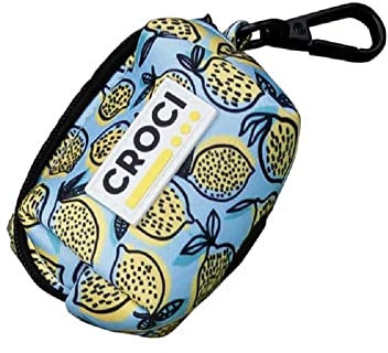 Croci Porta bolsas higiénicas para perros | Fantasía Lemons | Medidas: 6 x 4 cm