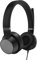 Lenovo Cuffie Go con cavo On Ear con Microfono - Cancellazione Attiva del Rumore ANC - Certificate Microsoft Teams - Cavo USB-C e adattatore USB-A - Nero