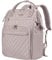 VANKEAN 17.3 Inch Laptop Backpack for Women Men Fashion Computer Work Bag, Large Capacity Waterproof Backpack with USB Port & RFID Pockets, College Daypack Bag Business Travel Backpack, Pink