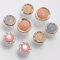8 Stück japanische koreanische Stil Silikon Zehentrenner Gänseblümchen Blume Perle Schmuck Design Nagelkunst Zubehör Maniküre Pediküre Werkzeug