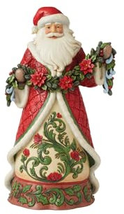 Enesco Jim Shore Heartwood Creek Weihnachtsstern mit Weihnachtsstern, Girlande, 31 cm, mehrfarbig