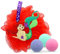 DISNEY PRINCESSE - Coffret Cadeau Boules de Bain Effervescentes & Fleur de Douche Silicone 3D Ariel La Petite Sirène - Bombes Odeur Framboise - Produit Officiel