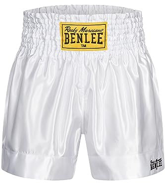 BENLEE Herren Thaibox-Hose Uni Thai S, White