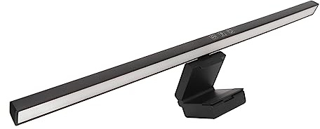 Computer Monitor Lamp, Monitor Light Bar for Eye Caring LED Dimmable Screen Light Bar, Stepless Dimmable, Touch Control, Computer Screen Light Bar for Office (Black)