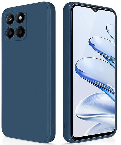 GiiYoon Funda para Honor X8 5G/Honor X6 4G/Honor 70 Lite 5G, Case de Silicona Suave de TPU Carcasa Protector de Goma Fexible Prueba Liviano y a Delgado de Golpes Antirrayas para Teléfono (Azul)
