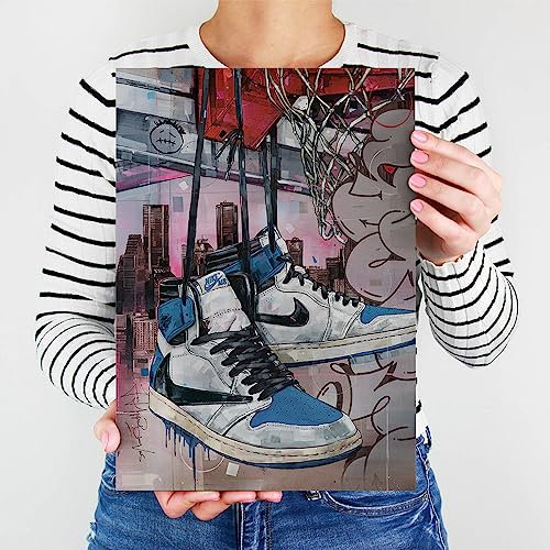 JosHoppenbrouwers Air Jordan 1 Travis Scott Fragment High Poster, 42 x 29,7 cm (A3)