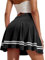 Damen Plissiert Tennisrock mit Hose Athletic Golfrock Activewear Rock mit Hose Drunter Sportrock Outfits Workout Laufen Miniröcke