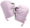 ZOLULA Manchons Vélo Guidon 1 Paire Coupe-Vent imperméable à la Pluie Hiver Garder au Chaud Guidon poignée Garde Couverture Gants for Moto Scooter vélo vélo (Color : Pink, Size : M)