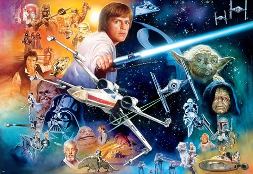 Buffalo Games - Silver Select - Star Wars - The Force is Strong with This one - 2000 Piece Jigsaw Puzzle for Adults Challenging Puzzle - Finished Size 38.50 x 26.50