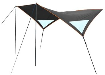 OLPRO Modern Shade Campervan Canopy – Waterproof Awning with 5000mm Hydrostatic Head, Adjustable Telescopic Poles & Eco-Friendly Recycled Material – Lightweight Sun Shelter for Vans & Outdoor Camping