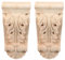 Housoutil Wooden Corbels, 2PCS DIY Wood Appliques, Decorative Wooden Mouldings for Archway Fireplace Cupboard Cabinet Living Room