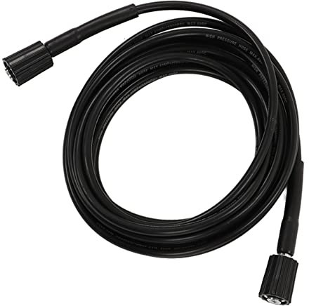 9m High Pressure Washer Hose, for Cars, Motorcycles, Floors, Windows, Driveways, Roofs, Wall Panels, Drains, Bathrooms, Outdoor, Indoor (2 End M22 Insert 15MM)