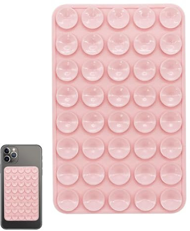 Genérico Soporte De Silicona para Teléfono con Ventosa, Funda para Teléfono con Ventosas, Soporte Antideslizante para Teléfono Móvil, Funda Multiusos con Ventosa para Selfies Y Vídeos