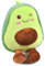 FSSPLJHYJ Avocado Plüsch Spielzeug, niedliches Avocado Kissen, Kinder weiches Kissen Spielzeug, als Junge und Mädchen Geburtstagsgeschenk Puppe Ornament Dekoration (30cm)