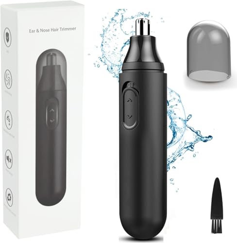 Nasenhaartrimmer Nase, OHren, Bart Haarschneider für Herren, Frauen, Schmerzlos mit wasserdicht, zweischneidig Edelstahlklingen