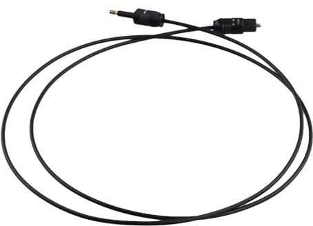 Orolotay 1M 3Ft Toslink a Mini Plug 3.5Mm Cable de Audio óPtico Digital SPDIF Chapado en