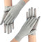 Gants de Protection Solaire pour Femme, Gants été Tactile Respirant en Maille, 2 Paires Soleil UV en Soie Glacée Respirants pour Conduite Cyclisme Randonnée Pêche Golf