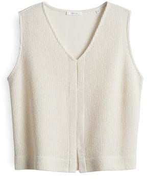 OPUS Damen Sweatshirt | Sweattop GOPICA Regular in Strickoptik Natural Glaze, 42