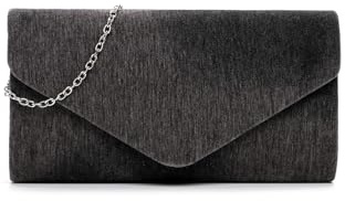 Tamaris Amalia Rhinestone Clutch Grey