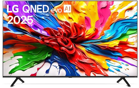 LG QNED evo AI QNED92 85 pollici, Smart TV 4K, Processore α8 Gen2, Precision Dimming Pro con MiniLED, webOS con AI, Dolby Vision & Atmos, Gaming con VRR e FreeSync 4K@144Hz, 85QNED92A6A 2025